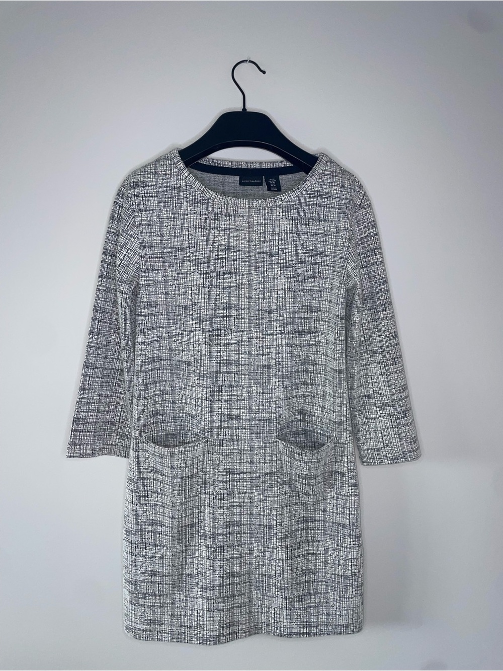 mercer & madison Gray Tweed Shift Dress